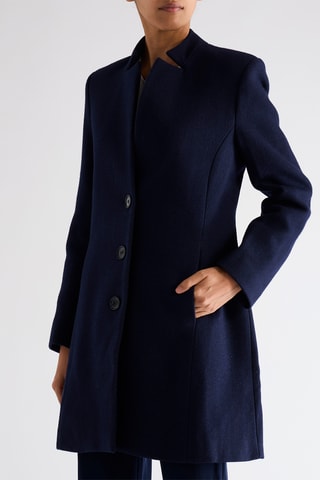 Manteau en laine - Bleu marine
