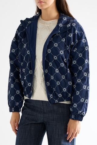 Veste à capuche - Bleu