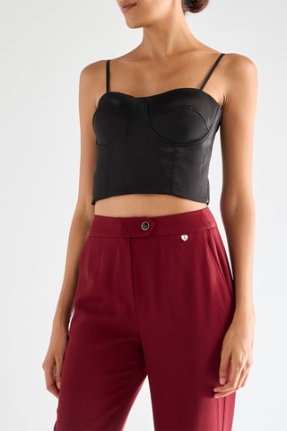 Crop top - Noir