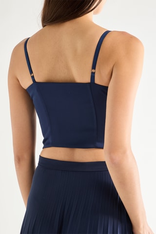 Crop top - Bleu marine