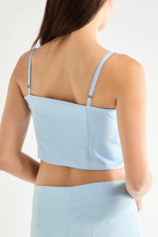 Crop top - Bleu clair