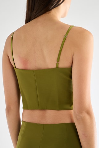 Crop top - Vert olive