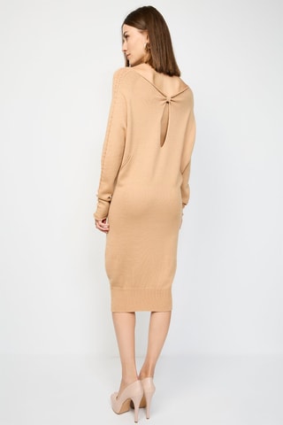 Robe pull Beige