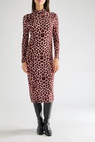 Robe fourreau - Marron