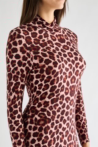 Robe fourreau - Marron