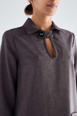 Robe droite - Gris