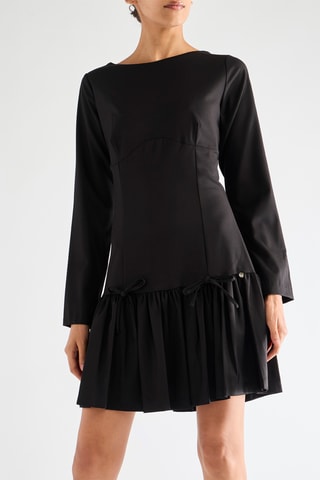 Robe volantée - Noir