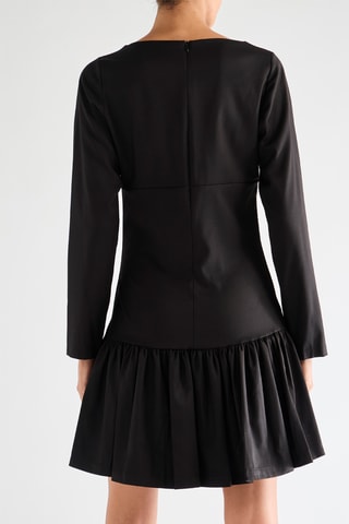 Robe volantée - Noir