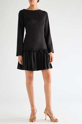 Robe volantée - Noir