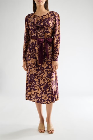 Robe midi - Beige