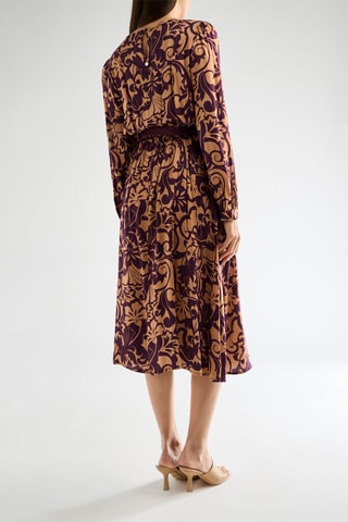 Robe midi - Beige