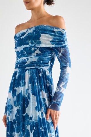 Robe longue - Bleu