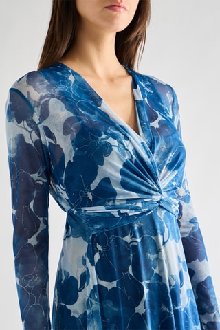 Robe longue - Bleu