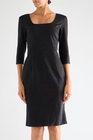 Robe fourreau - Noir