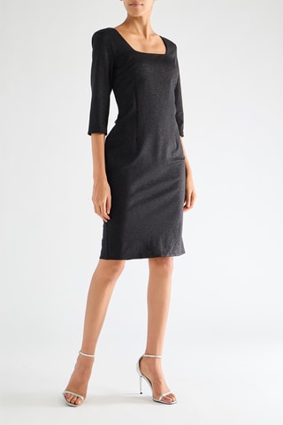 Robe fourreau - Noir