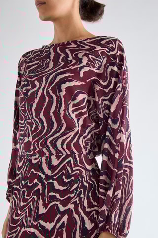 Robe midi - Bordeaux