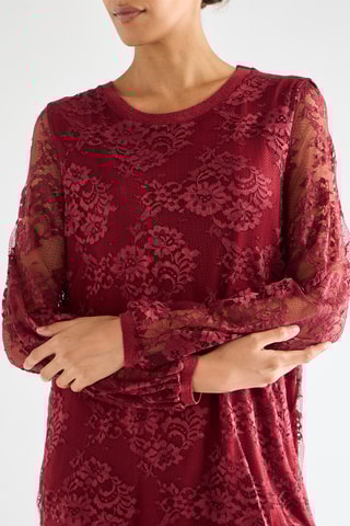 Robe patineuse - Bordeaux