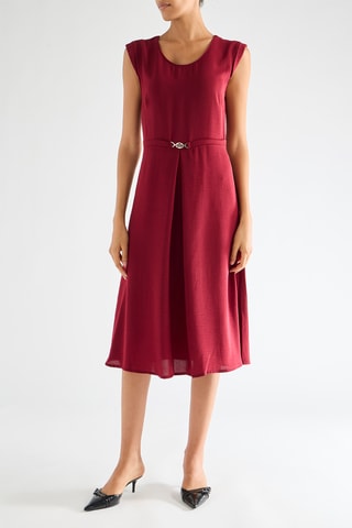 Robe midi - Bordeaux