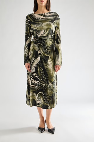 Robe midi - Vert