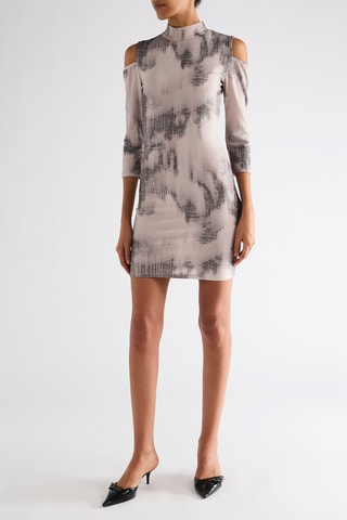 Robe fourreau - Beige