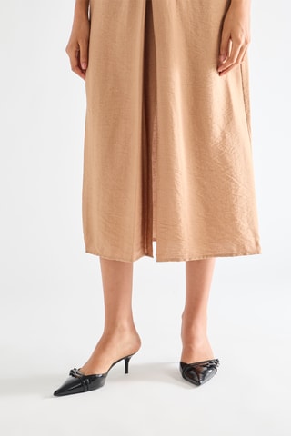 Robe midi - Beige