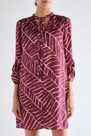 Robe droite - Bordeaux
