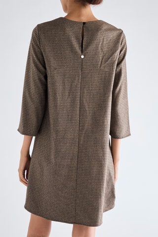 Robe patineuse - Marron
