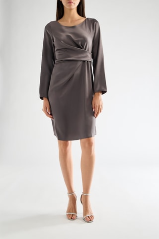 Robe fourreau - Gris