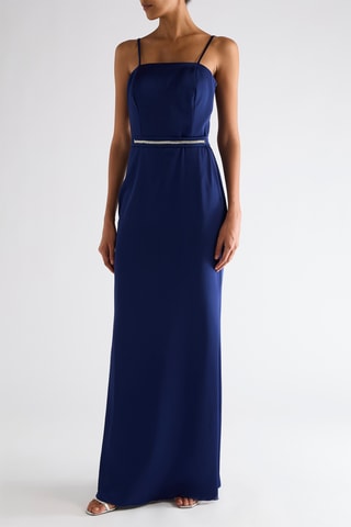 Robe longue - Bleu marine