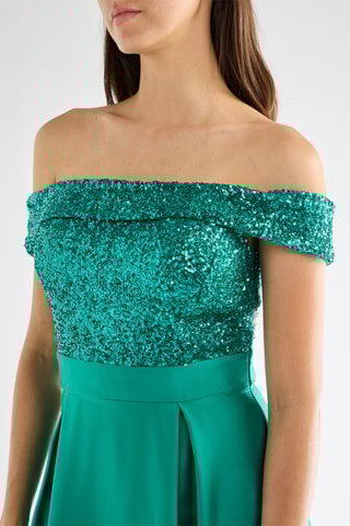 Robe longue - Vert émeraude