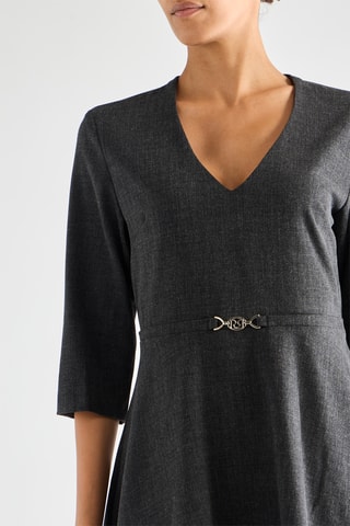 Robe patineuse - Gris foncé