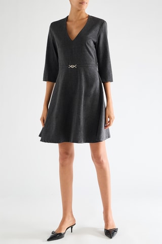 Robe patineuse - Gris foncé