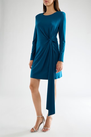 Robe fourreau - Bleu pétrole