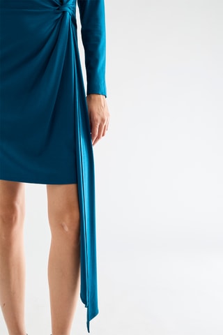 Robe fourreau - Bleu pétrole