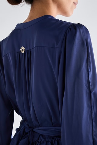 Robe longue - Bleu