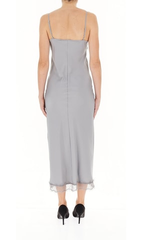 Robe longue - Gris clair