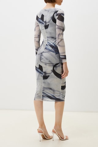 Robe fourreau - Gris