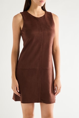 Robe droite - Marron