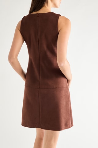 Robe droite - Marron
