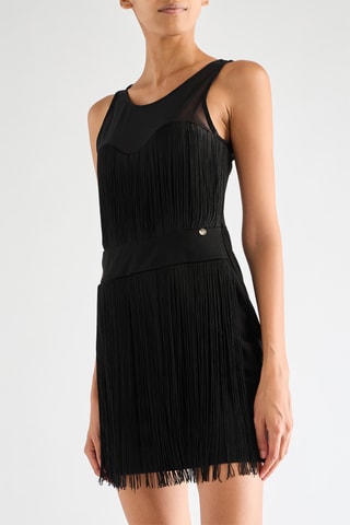 Robe plissée - Noir