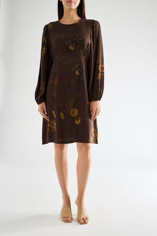 Robe patineuse - Marron