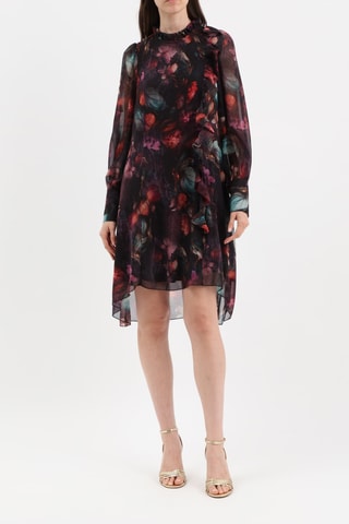 Robe patineuse - Noir et rose
