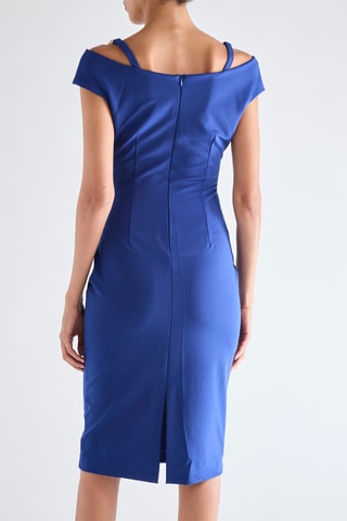 Robe fourreau - Bleu