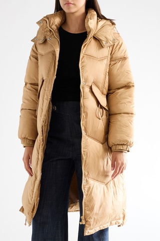 Doudoune longue - Beige
