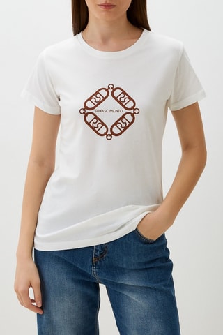 T-shirt - Blanc cassé
