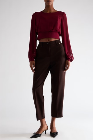 Crop top - Bordeaux