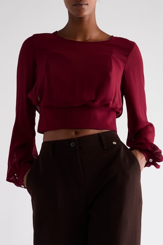 Crop top - Bordeaux