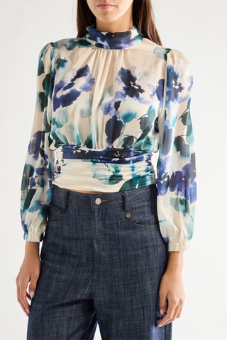Blouse - Bleu foncé