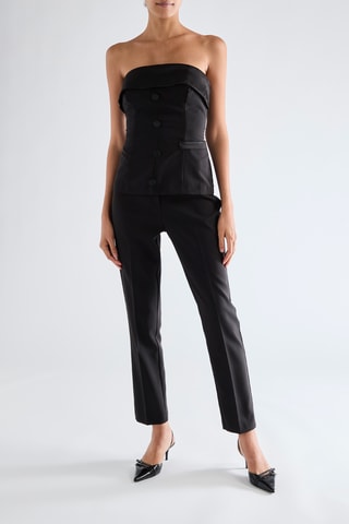 Top bustier - Noir