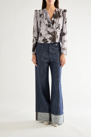 Blouse tie and dye - Gris